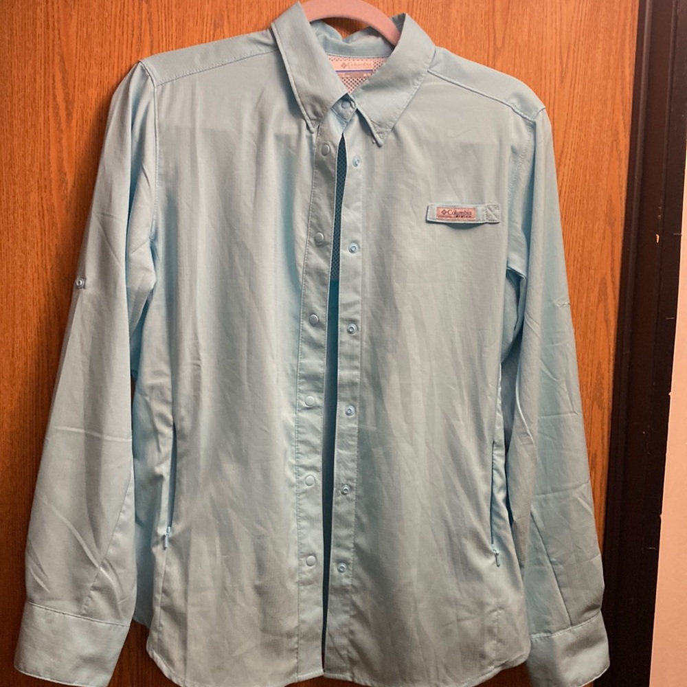 Columbia long sleeve button up